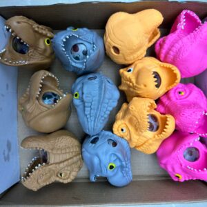 squshy cabeza de dinosaurio