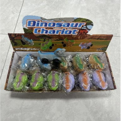 squshy dino con ruedas