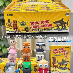 Caja Sorpresa llavero con música trapalero y cartas