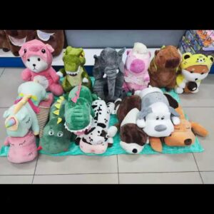 Peluche surtidos con colcha  45cm
