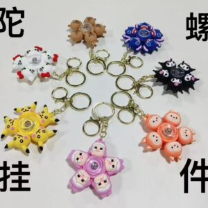 Llavero llavero spin con personaje