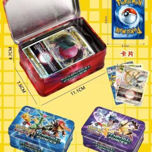 Pokémon  tarjeta caja de hojalata