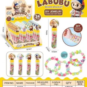 Pulsera en tubo labubu