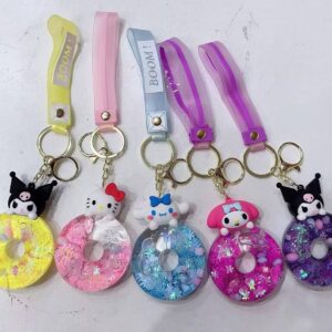 Llavero de cristal kuromi