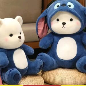 peluche con colcha 45cm