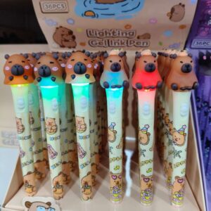 lapicera de capibara con luz