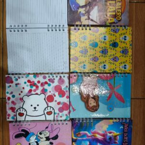 cuaderno tapa dura estampados