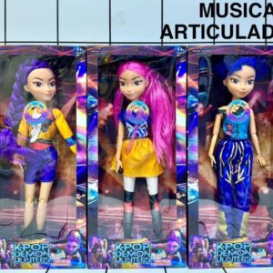 Muneca Kpop con musica y luz 45cm