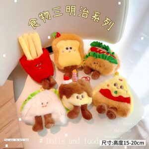 Peluche llavero comida con perfume 15-20cm