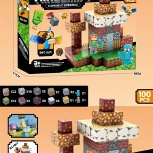 Minecraft bloques imantados 100pcs