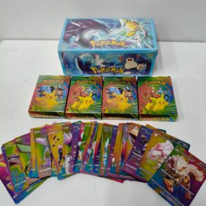 Caja de cartas Pokemon x55 cartas multicolor